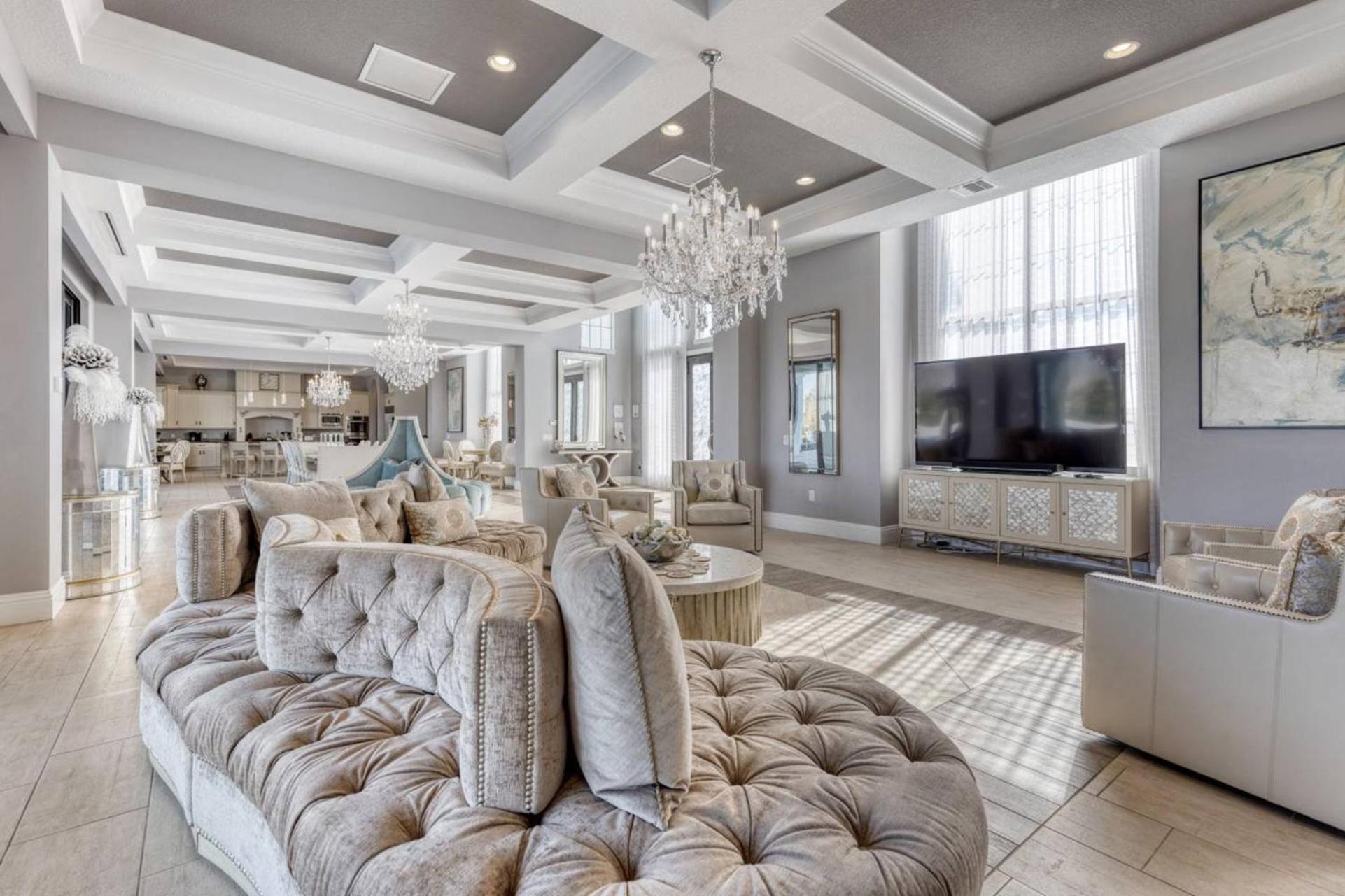 Beautiful 5 Star Mansion With Private Pool On The Prestigious Reunion Resort Orlando Mansion 6280 Kissimmee Exterior photo